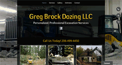 Desktop Screenshot of gregbrockdozing.com